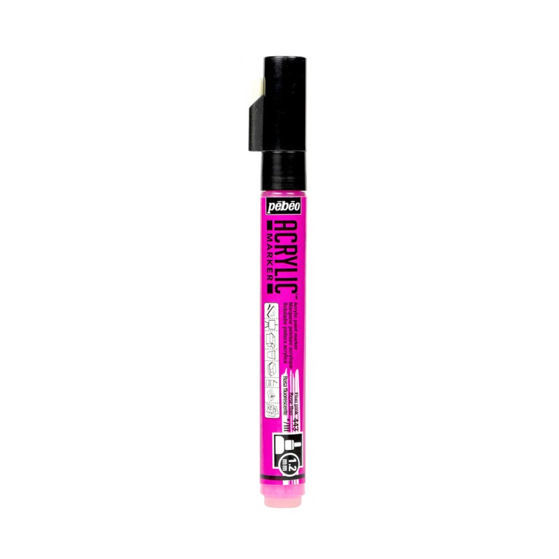 ROTULADOR ACRYLIC MARKER PUNTA 1,2 MM FLUOR