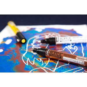 ROTULADOR ACRYLIC MARKER PUNTA 1,2 MM FLUOR