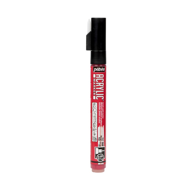 ROTULADOR ACRYLIC MARKER PUNTA REDONDA 0,7 MM