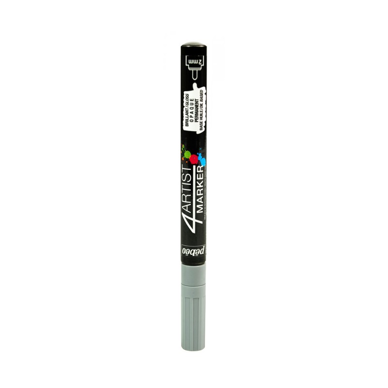 ROTULADOR 4ARTIST MARKER 2MM DE PEBEO gris