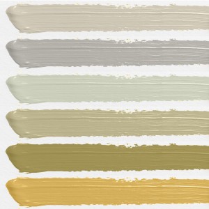 Pintura a la tiza La Pajarita - Gama de colores arenas y beiges