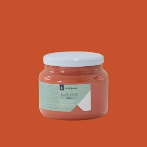 Pintura a la tiza La Pajarita - Naranja Nepal - Bote grande 500 ml