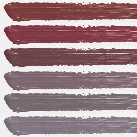 Pintura a la tiza La Pajarita - Gama de colores rojos y lilas