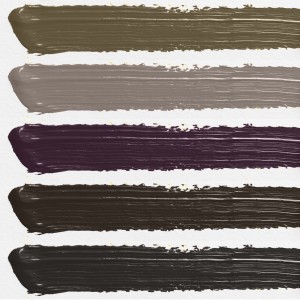 Pintura a la tiza La Pajarita - Gama de colores marrones y negros