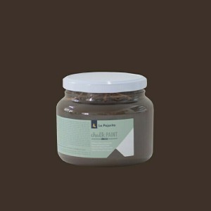 Pintura a la tiza La Pajarita - Marrón Glacé - Bote grande de 500 ml