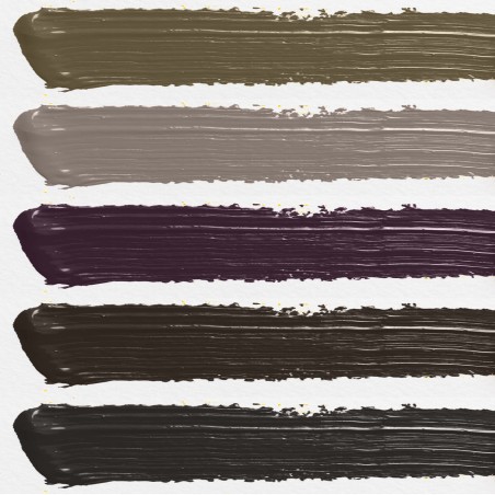 Pintura a la tiza La Pajarita - Gama de colores marrones y negros