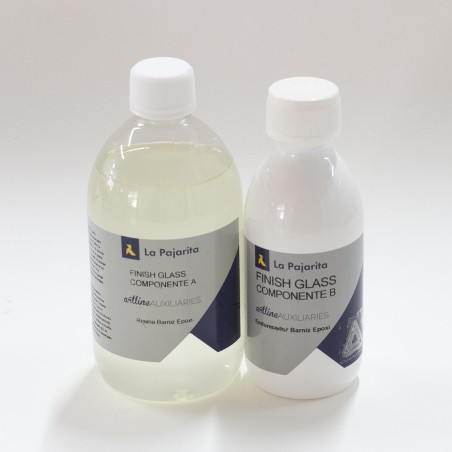 KIT FINISH GLASS DOBLE COMPONENTE LA PAJARITA 750 ML