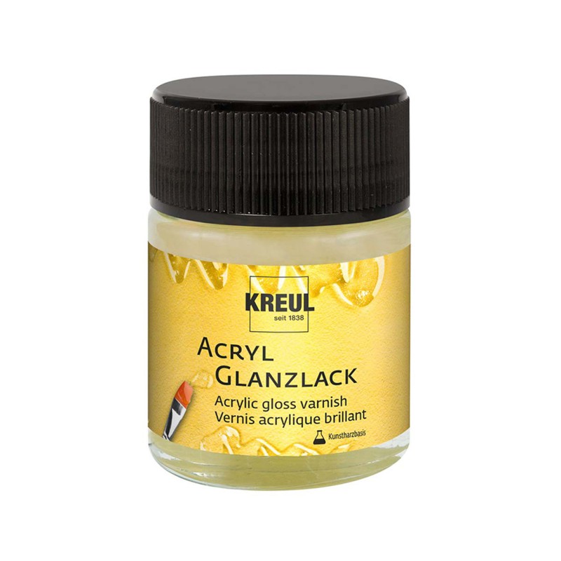 BARNIZ DE RESINA SINTETICA BRILLANTE 50ML C. KREUL