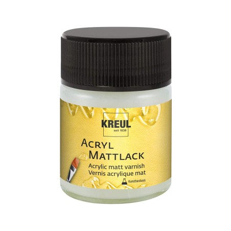 Barniz de resina sintetica mate 50 ml Kreul