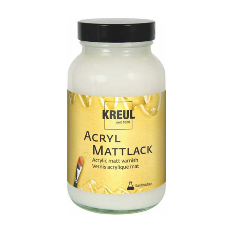 Barniz de resina sintética mate 250 ml Kreul
