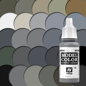 MODEL COLOR GAMA DE NEGROS Y GRISES