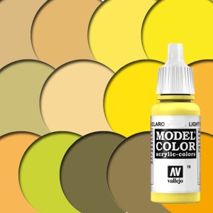 MODEL COLOR GAMA DE COLORES AMARILLOS