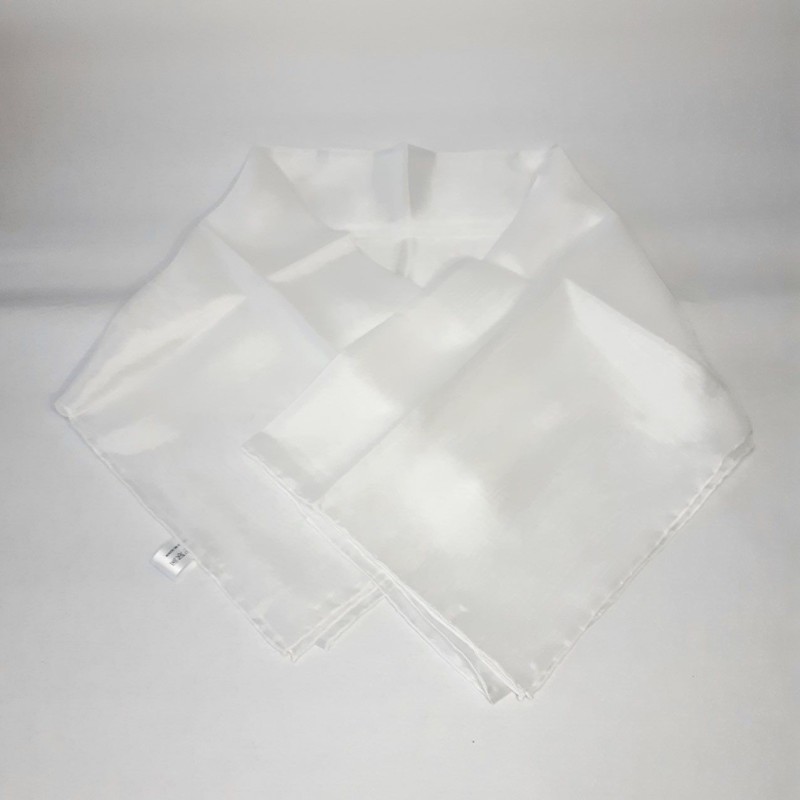 PAÑUELO SEDA PONGEE Nº5 180X45 BORDE A MANO