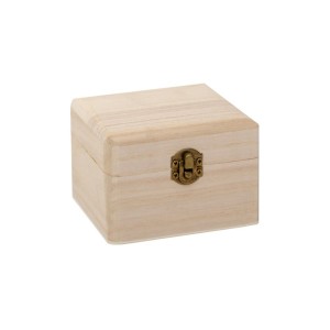 Cajita de madera para regalo 10x9x7