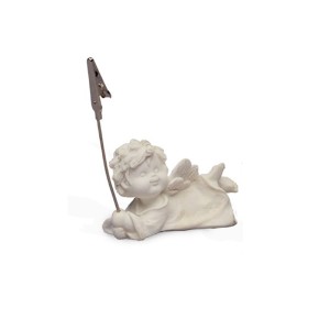 angelito de resina blanca