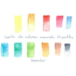 colores CAJA DE ACUARELAS EN TUBO