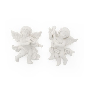 ANGELITOS PARA PEGAR DE RESINA BLANCA