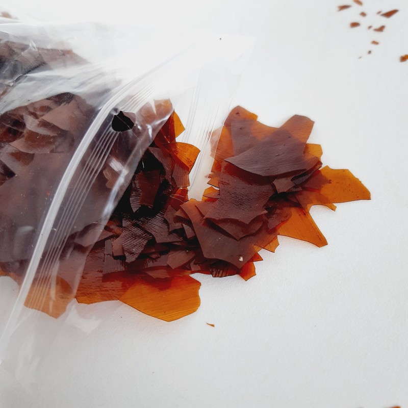 Barniz goma laca lemon en escamas