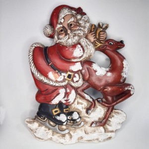 Figura de Papa Noel en resina para decorar