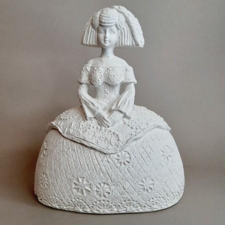 Menina de escayola - Menina grabada