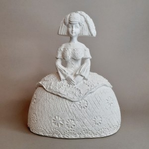 Menina de escayola - Menina grabada