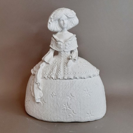 Menina de escayola - Menina grabada 21 cm