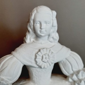 Menina de escayola - menina con cara 23 cm