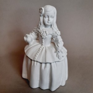 Menina de escayola - menina Infanta Margarita 9 cm