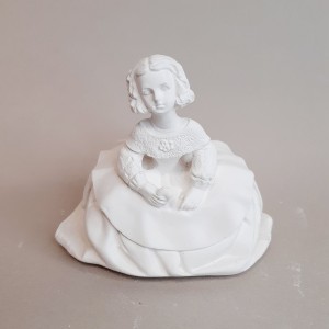 Menina de escayola - menina María Augustina 9 cm