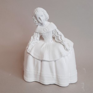 Menina de escayola - menina Isabel de Velasco 12 cm