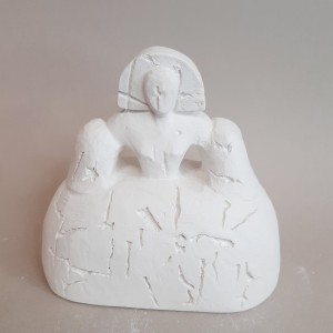 Menina de escayola - Menina agrietada 20 cm