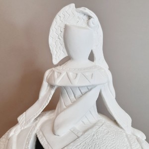 Menina de escayola - Menina Trazos 32 cm