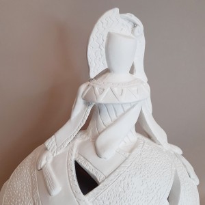 Menina de escayola - Menina Trazos 32 cm