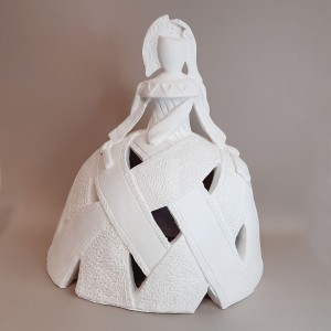 Menina de escayola - Menina Trazos 32 cm