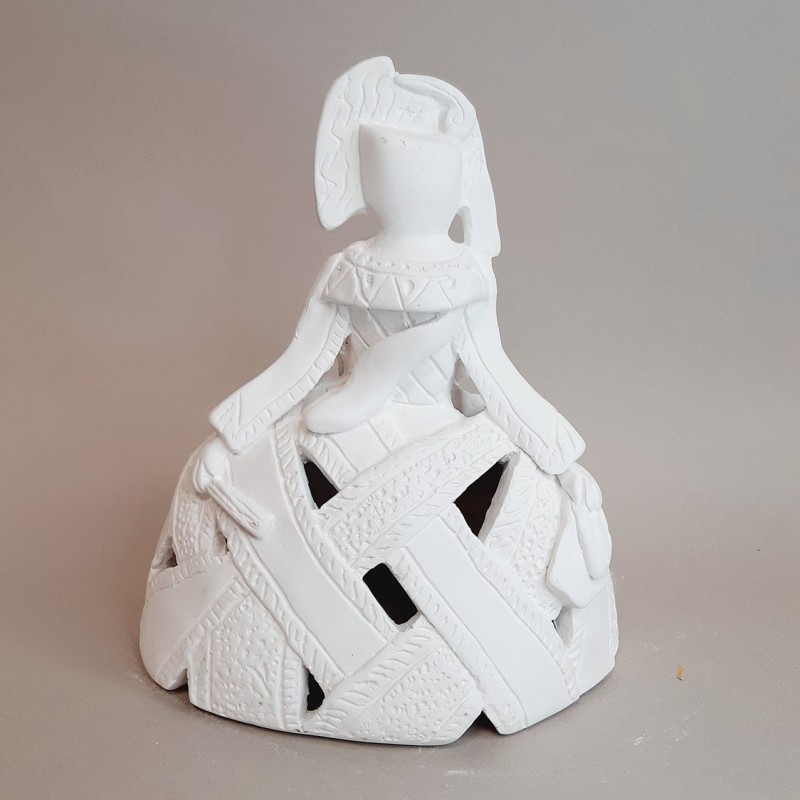 Menina de escayola - Menina Trazos 17 cm