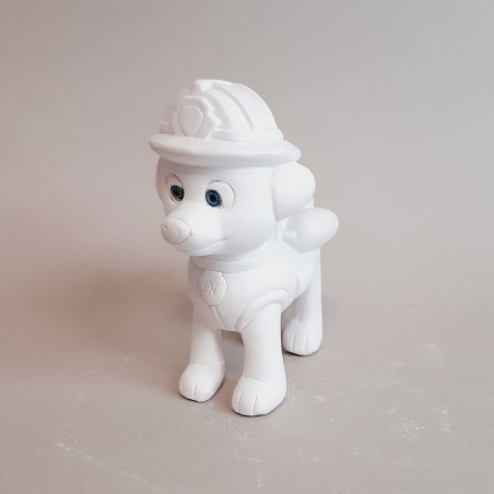Figura infantil de escayola Patrulla Canina Marshall