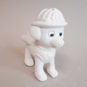 Figura infantil de escayola Patrulla Canina Marshall