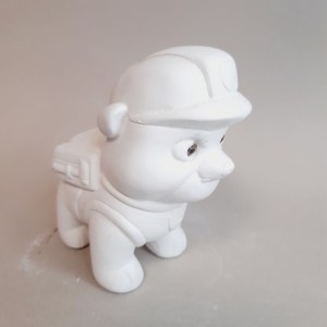 Figura infantil de escayola Patrulla Canina Rubble