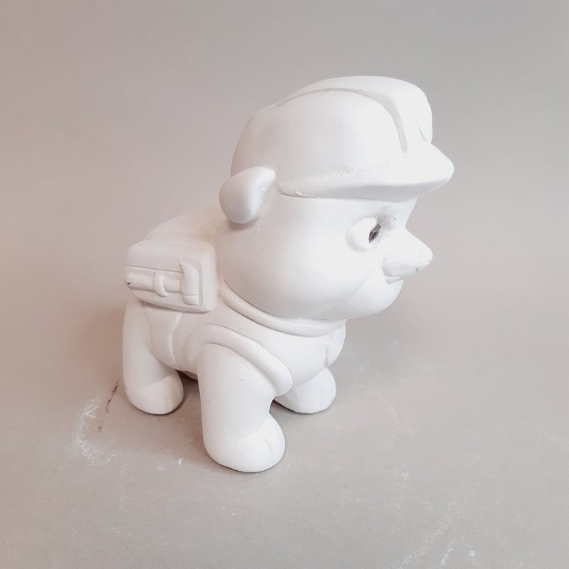 Figura infantil de escayola Patrulla Canina Rubble