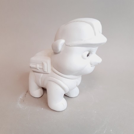 Figura infantil de escayola Patrulla Canina Rubble
