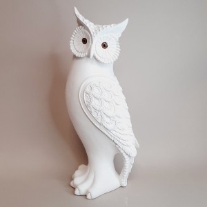 Figura de escayola Buho derecha