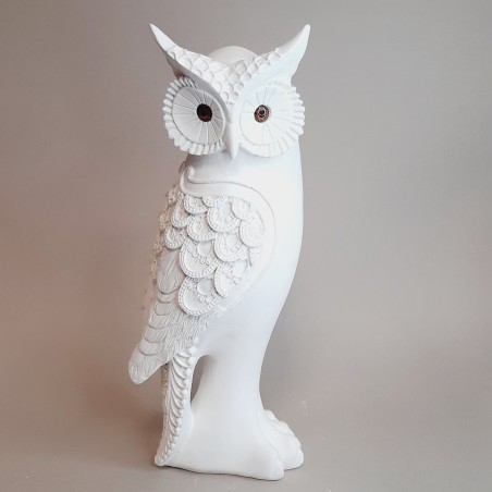 Figura de escayola Buho izquierda