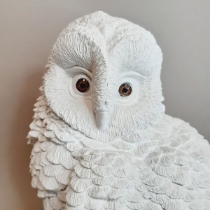 Figura de escayola Buho con ojos 22 cm