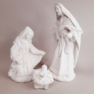 Belén de escayola Tela 26 cm