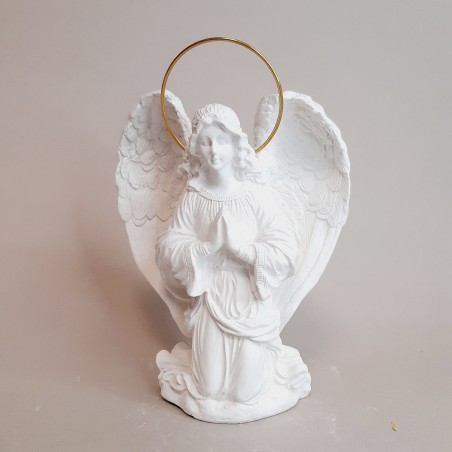 Angel de escayola. Angel Anuncación.