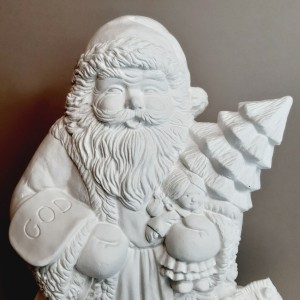 Papa Noel de escayola