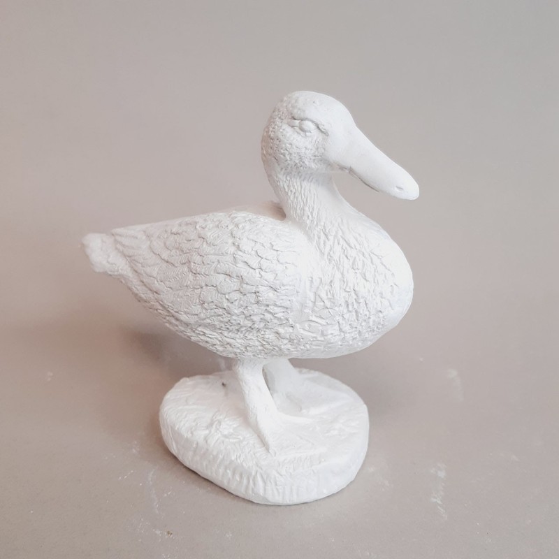 Pato de escayola para Portal de Belén