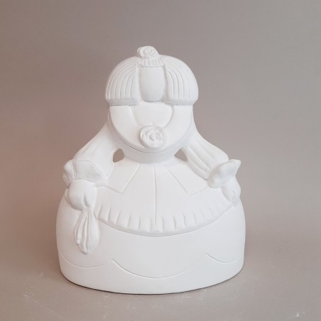 Menina de escayola - Menina Lisa 18 cm | Topaz