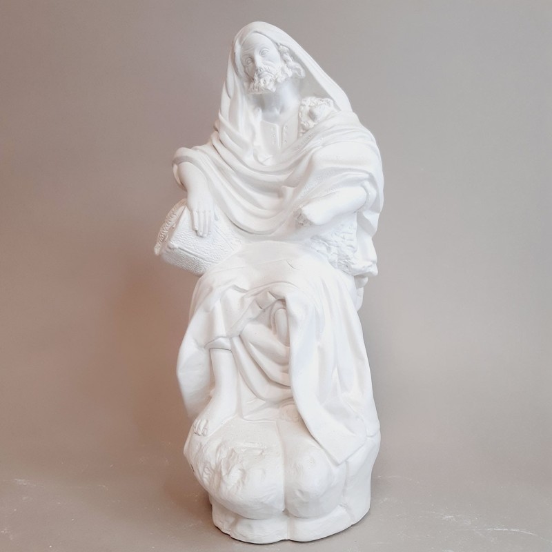 Figura para portal de belen - Pescador en piedra