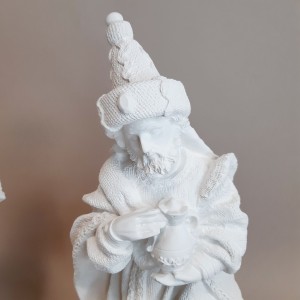 Belén de escayola - Reyes Magos Melchor, Gaspar y Baltasar